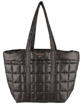 Michael Kors Women's Stirling Quilted Large Puffy Tote Bag Black